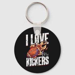 I Love My Kickers - Fantasy Football  Key Ring