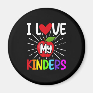 I Love My Kinders Back To School Magnet
