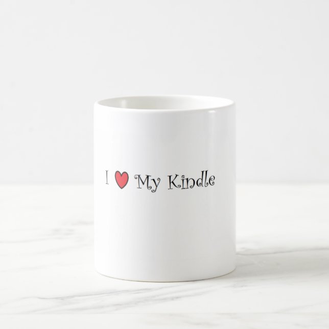 I Love My Kindle! Coffee Mug (Center)