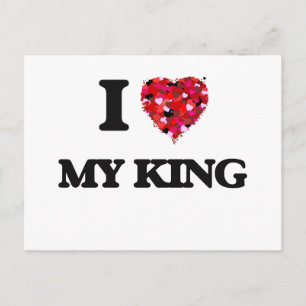 I love My King Postcard