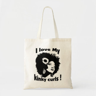 I love  My Kinky Curls! Tote Bag