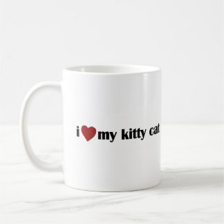 I Love My Kitty Cat Coffee Mug