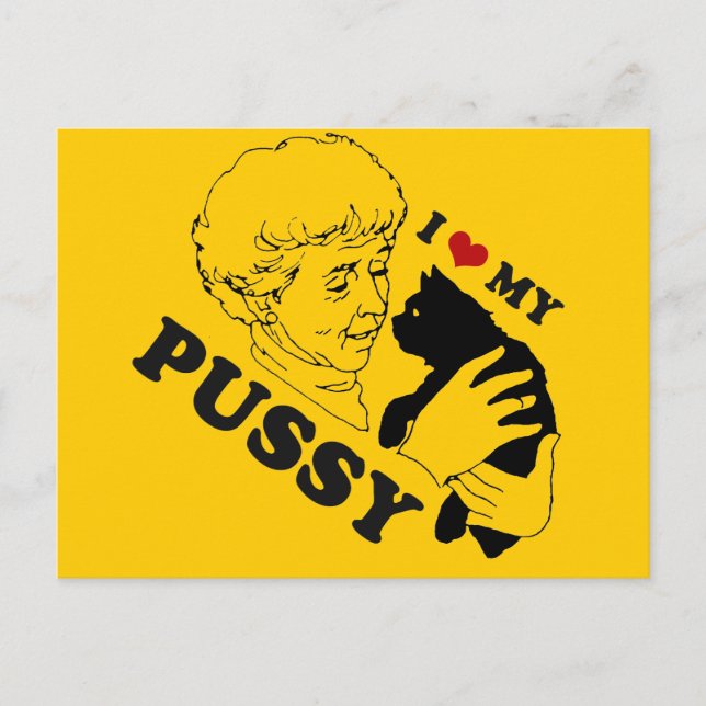 I LOVE MY KITTY POSTCARD (Front)