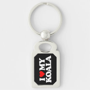 I LOVE MY KOALA KEY RING