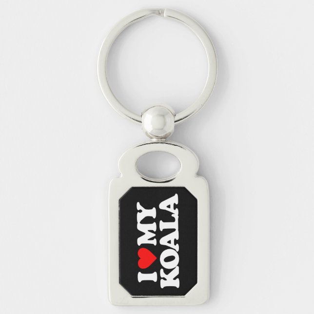 I LOVE MY KOALA KEY RING (Front)