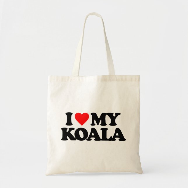 I LOVE MY KOALA TOTE BAG (Front)