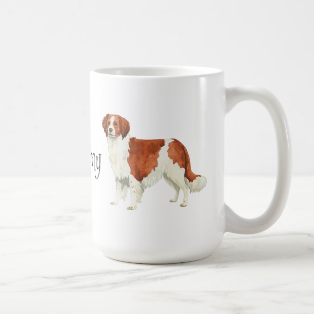 I Love my Kooikerhondje Coffee Mug (Right)