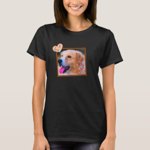 I Love My Labbie Pet Labrador Dog Full Face Side V T-Shirt