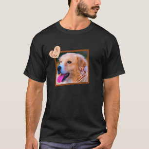 I Love My Labbie Pet Labrador Dog Full Face Side V T-Shirt