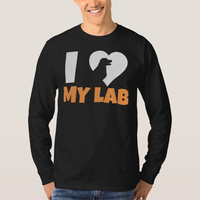 I Love My Labrador 211 T-Shirt (Front)