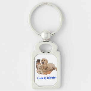 I  Love my Labrador Key Ring