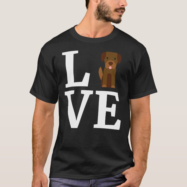 I Love My Labrador Retriever Labrador Retriever T-Shirt (Front)
