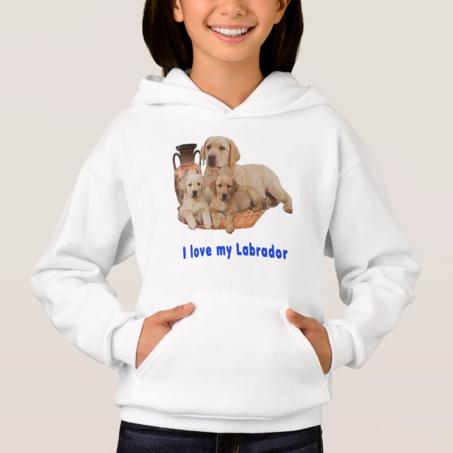 I love My Labrador t-shirts (Front)