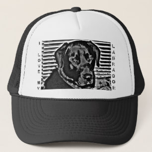 I LOVE MY LABRADOR TRUCKER HAT
