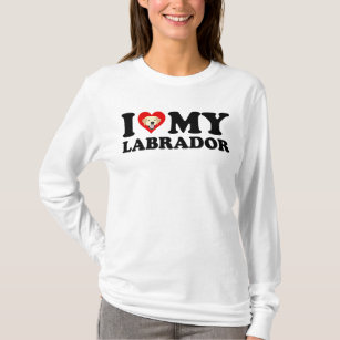 I Love My Labrador Yellow Lab T-Shirt