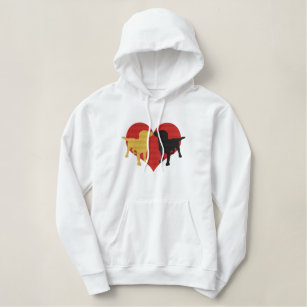 I Love My Labradors Embroidered Hoodie