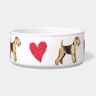 I Love my Lakeland Terrier Bowl