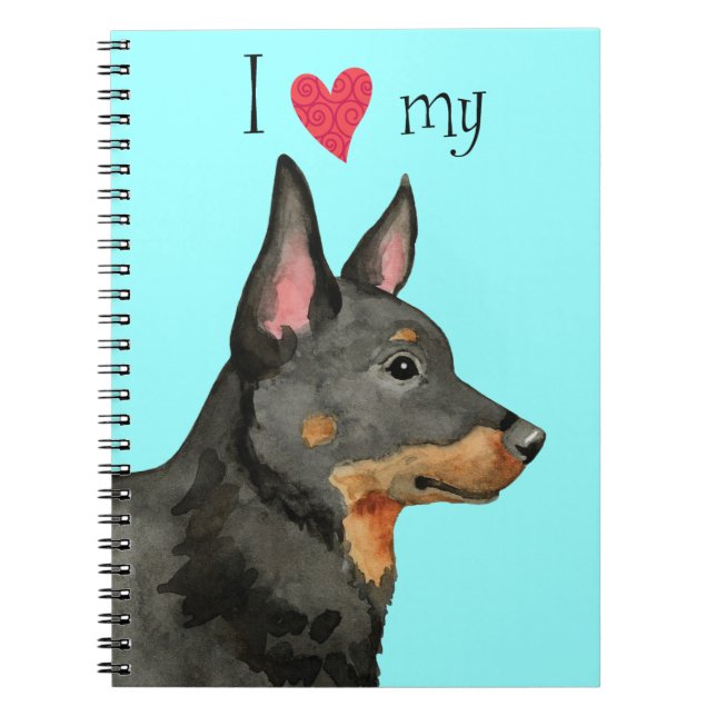 I Love my Lancashire Heeler Notebook (Front)