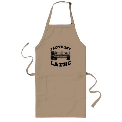 Image of I Love My Lathe (as seen in Cuban Fury) Long Apron