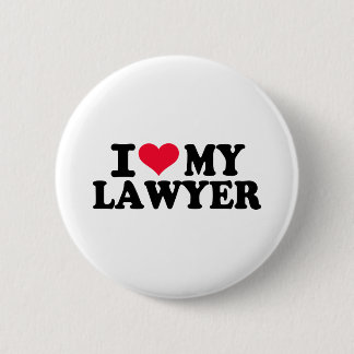 I love my Lawyer 6 Cm Round Badge