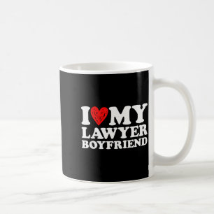 I Love My Lawyer Boyfriend Bf Valentines Day Women Coffee Mug