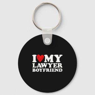 I Love My Lawyer Boyfriend Bf Valentines Day Women Key Ring