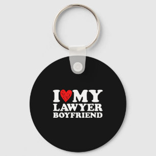 I Love My Lawyer Boyfriend Bf Valentines Day Women Key Ring
