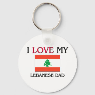 I Love My Lebanese Dad Key Ring