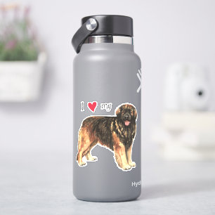 I Love my Leonberger Vinyl Sticker