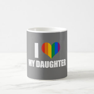 I LOVE MY LESBIAN DAUGHTER - .png Coffee Mug