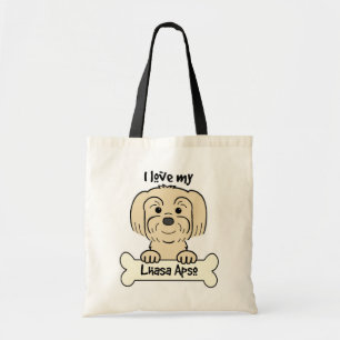 I Love My Lhasa Apso Tote Bag