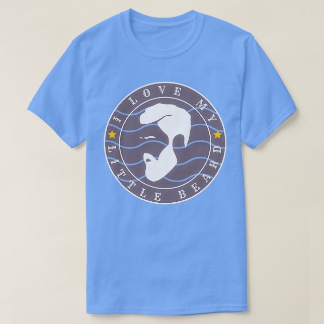 I Love My Little Beard 17 T-Shirt (Design Front)