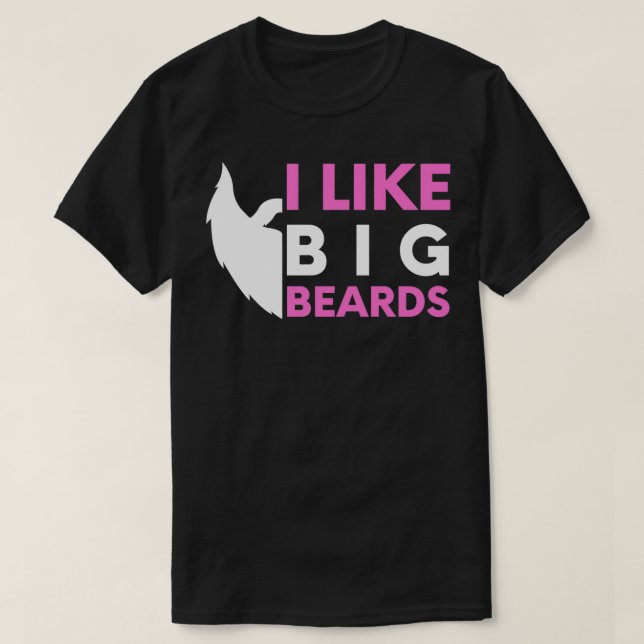 I Love My Little Beard 41 T-Shirt (Design Front)