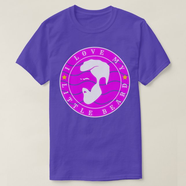 I Love My Little Beard 9 T-Shirt (Design Front)
