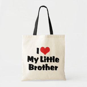 I Love My Little Brother Tote Bag