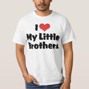 I Love My Little Brothers T-Shirt