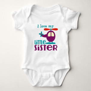 I love my Little Sister Baby Bodysuit