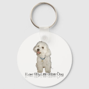 I Love My Little White Dog - Havanese Key Ring