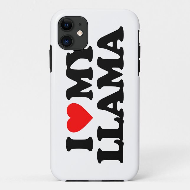 I LOVE MY LLAMA Case-Mate iPhone CASE (Back)