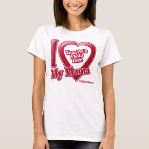 I Love My Llama - Photo T-Shirt