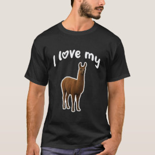 I Love My Llama T-Shirt