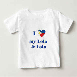 I Love My Lola and Lolo1 Baby T-Shirt