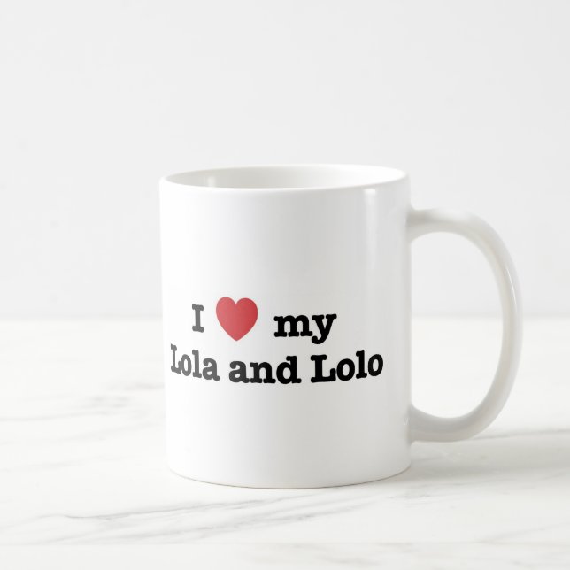 I Love my Lola and Lolo Coffee Mug (Right)