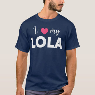 I love my Lola cute Filipino grandmother  T-Shirt