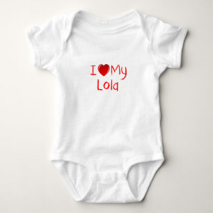 I Love My Lola Infant & Toddler T-Shirt Baby Bodysuit