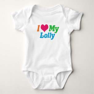 I Love My Lolly Baby Bodysuit