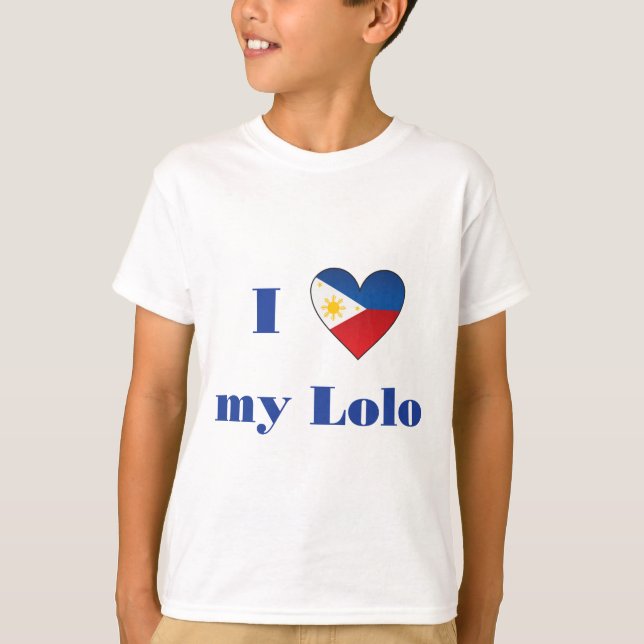 I Love My Lolo 2 T-Shirt (Front)