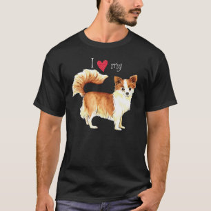 I Love my Long Coat Chihuahua T-Shirt
