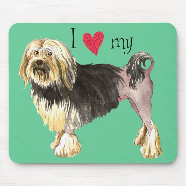 I Love my Lowchen Mouse Mat (Front)