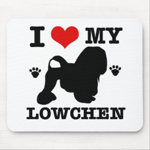 I Love my Lowchen Mouse Mat